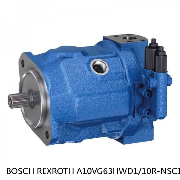 A10VG63HWD1/10R-NSC10K045E BOSCH REXROTH A10VG Axial piston variable pump