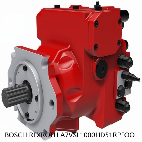 A7VSL1000HD51RPFOO BOSCH REXROTH A7VSL HYDRAULIC PISTON PUMP