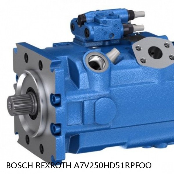 A7V250HD51RPFOO BOSCH REXROTH A7V HYDRAULIC PISTON PUMP