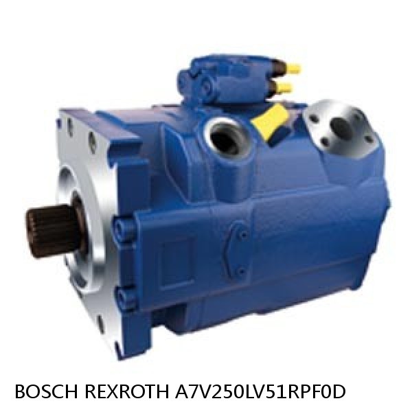 A7V250LV51RPF0D BOSCH REXROTH A7V HYDRAULIC PISTON PUMP