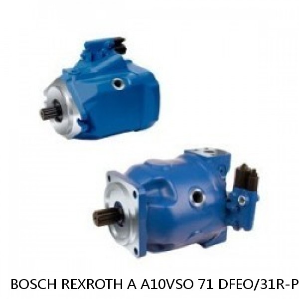 A A10VSO 71 DFEO/31R-PRC12KC5 -SO479 BOSCH REXROTH A10VSO Variable Displacement Pumps