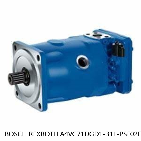 A4VG71DGD1-31L-PSF02F001S BOSCH REXROTH A4VG Variable Displacement Pumps