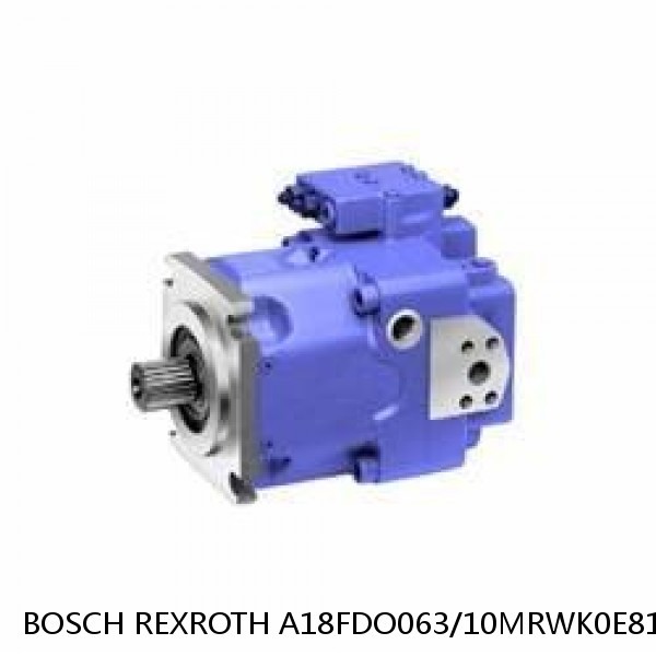A18FDO063/10MRWK0E81- BOSCH REXROTH A18VO Axial Piston Pump