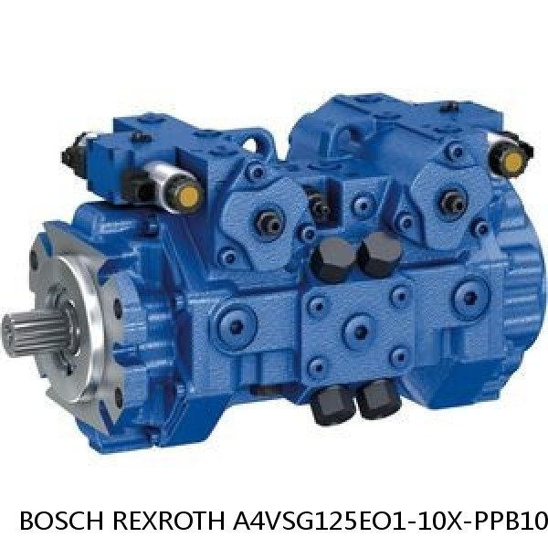 A4VSG125EO1-10X-PPB10K349N BOSCH REXROTH A4VSG Axial Piston Variable Pump