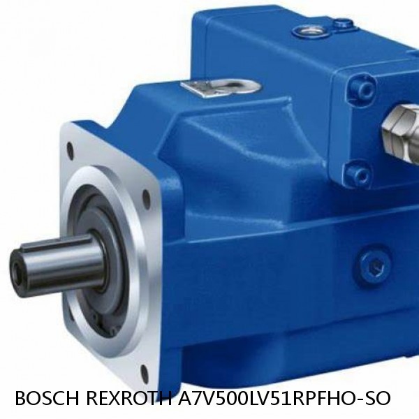 A7V500LV51RPFHO-SO BOSCH REXROTH A7V HYDRAULIC PISTON PUMP