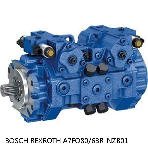 A7FO80/63R-NZB01 BOSCH REXROTH A7FO Axial Piston Motor Fixed Displacement Bent Axis Pump