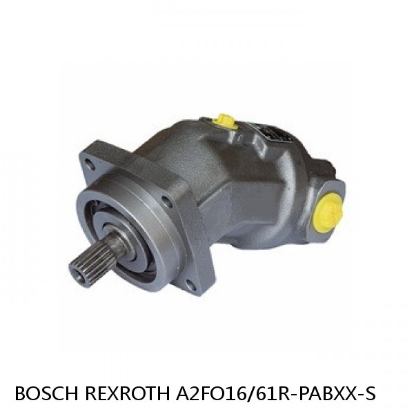 A2FO16/61R-PABXX-S BOSCH REXROTH A2FO Fixed Displacement Pumps #1 small image