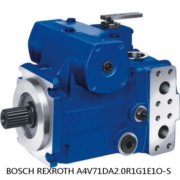 A4V71DA2.0R1G1E1O-S BOSCH REXROTH A4V Variable Pumps #1 small image