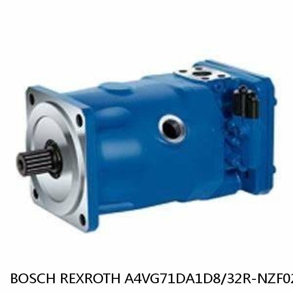 A4VG71DA1D8/32R-NZF02F001SH-S BOSCH REXROTH A4VG Variable Displacement Pumps #1 small image