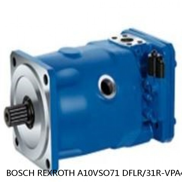 A10VSO71 DFLR/31R-VPA42N BOSCH REXROTH A10VSO Variable Displacement Pumps