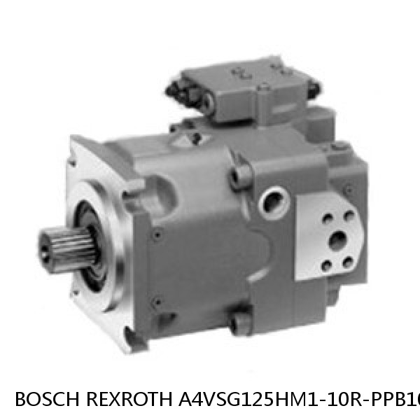 A4VSG125HM1-10R-PPB10H069F-SO468 BOSCH REXROTH A4VSG Axial Piston Variable Pump