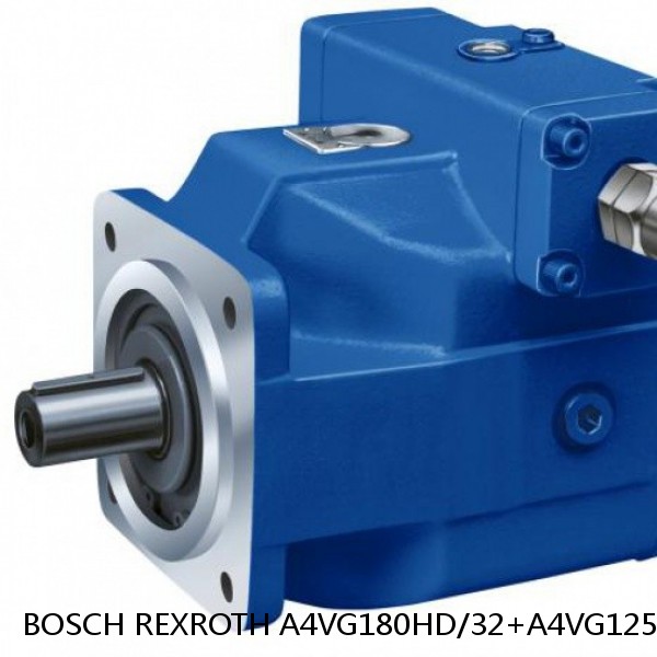 A4VG180HD/32+A4VG125HD/32+A10VO28DR/31-K BOSCH REXROTH A4VG Variable Displacement Pumps #1 image