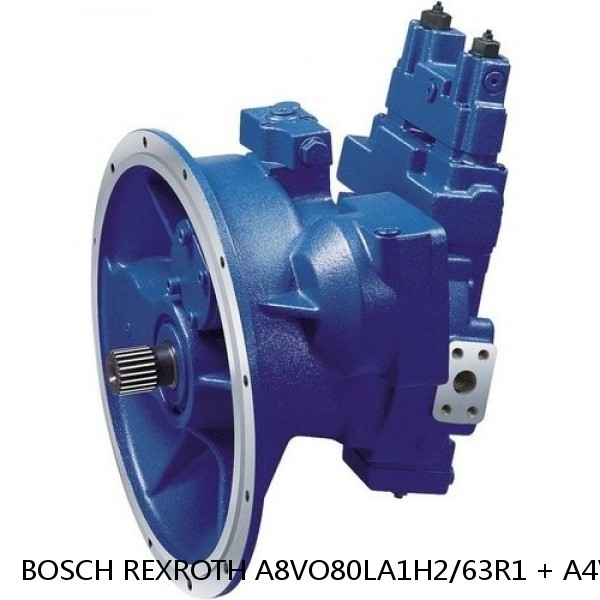 A8VO80LA1H2/63R1 + A4VG40DE4DT1/32R BOSCH REXROTH A8VO Variable Displacement Pumps #1 image